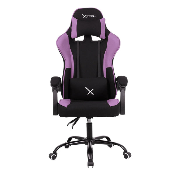 Silla Gamer Xzeal Negro Con Rosa Acero, Textil, Alto Desempeño - (Xzsxz20p)