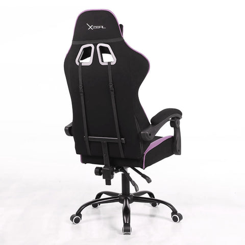 Silla Gamer Xzeal Negro Con Rosa Acero, Textil, Alto Desempeño - (Xzsxz20p)