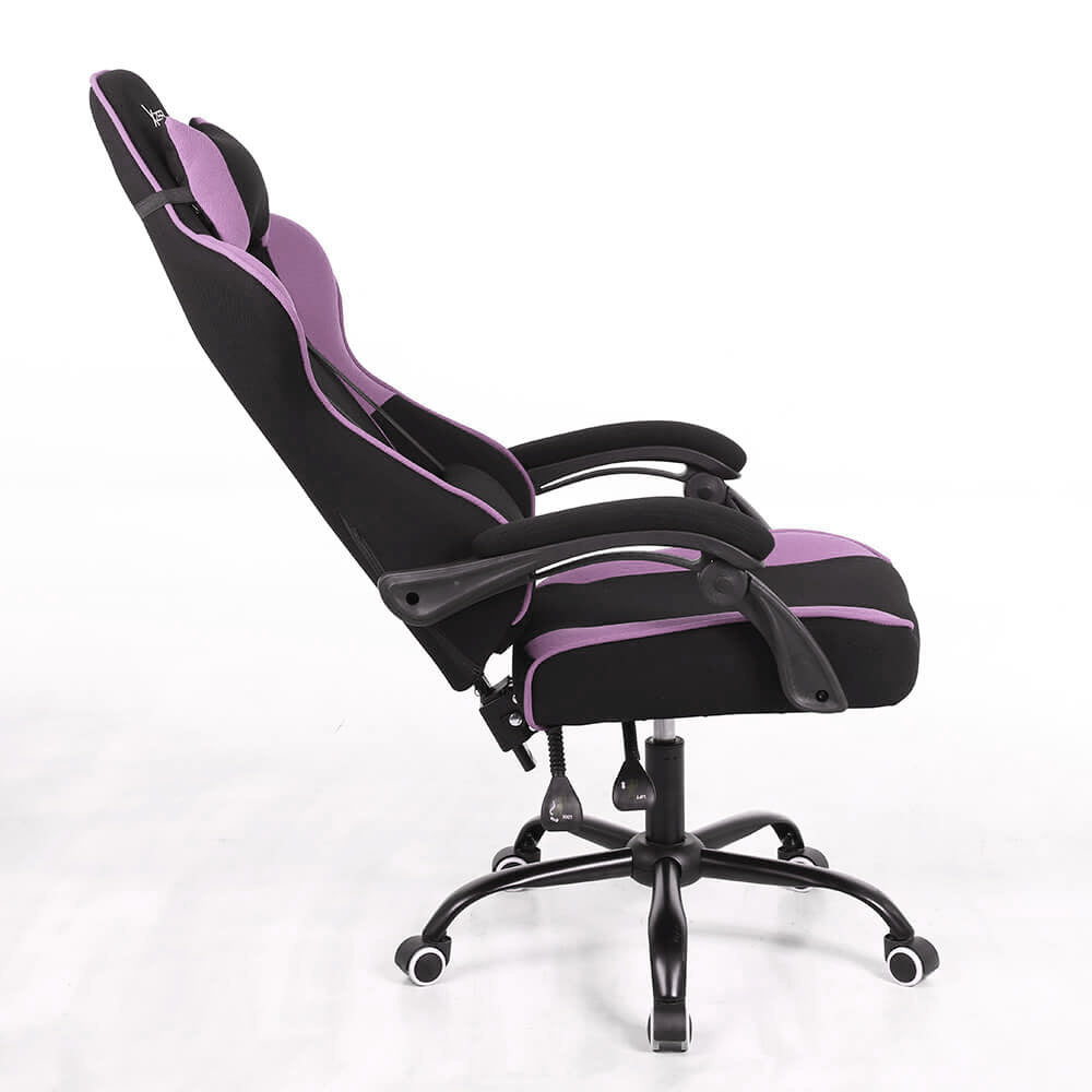 Silla Gamer Xzeal Negro Con Rosa Acero, Textil, Alto Desempeño - (Xzsxz20p)