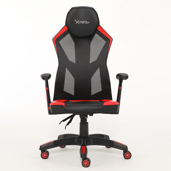 Silla Gamer Xzeal Rojo Malla, Foam, 150° Giro, Ergonomico (Xzsxz30r)