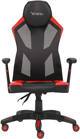 Silla Gamer Xzeal Rojo Malla, Foam, 150° Giro, Ergonomico (Xzsxz30r)