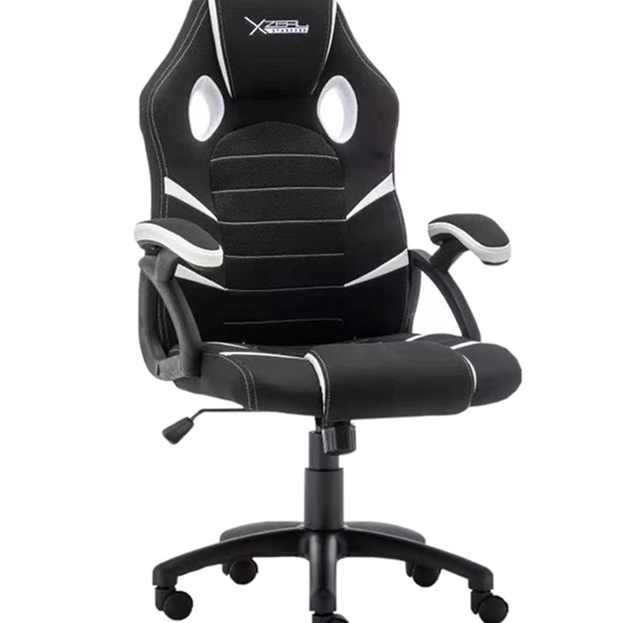 Silla Gamer Xzeal Starter Blanco Tela, Foam Ergonomico, Piston Clase 3, Xsst050w