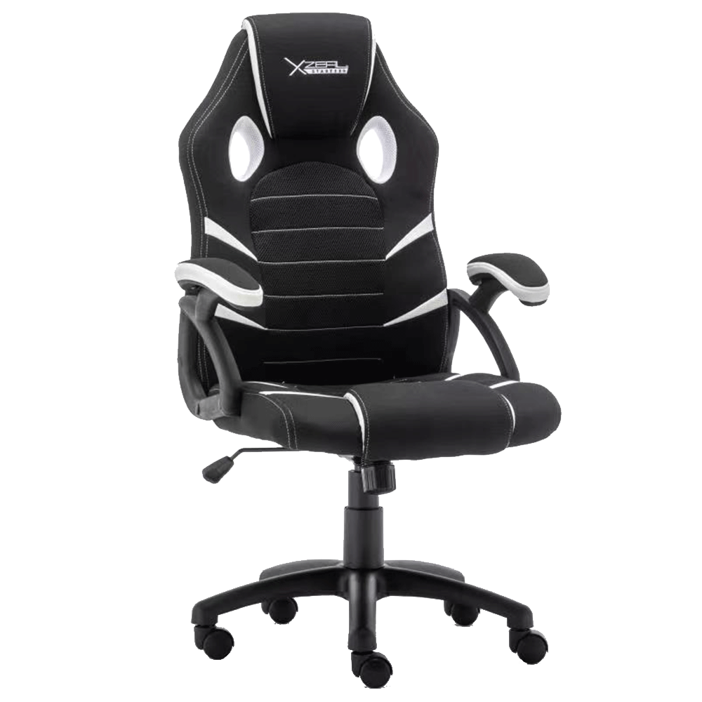 Silla Gamer Xzeal Starter Blanco Tela, Foam Ergonomico, Piston Clase 3, Xsst050w