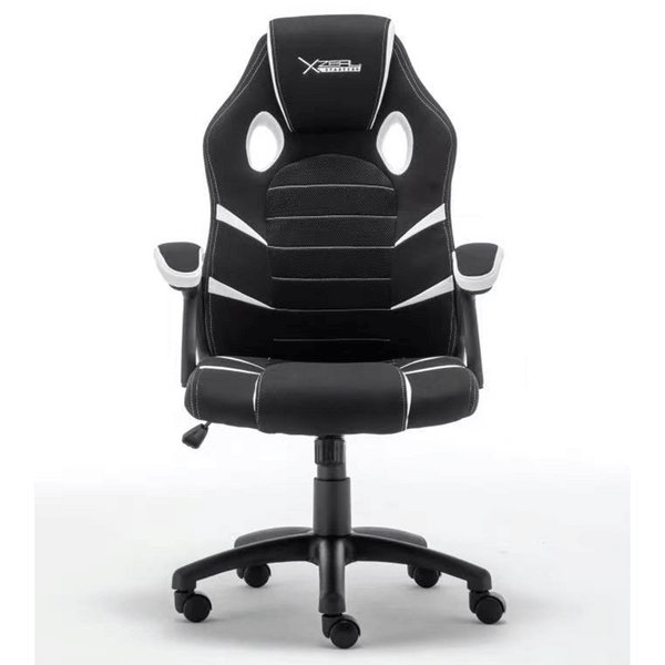 Silla Gamer Xzeal Starter Blanco Tela, Foam Ergonomico, Piston Clase 3, Xsst050w