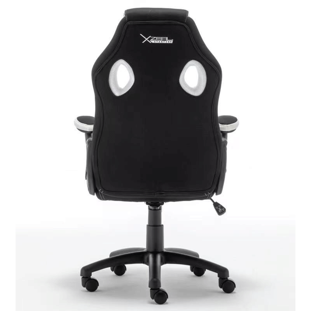 Silla Gamer Xzeal Starter Blanco Tela, Foam Ergonomico, Piston Clase 3, Xsst050w