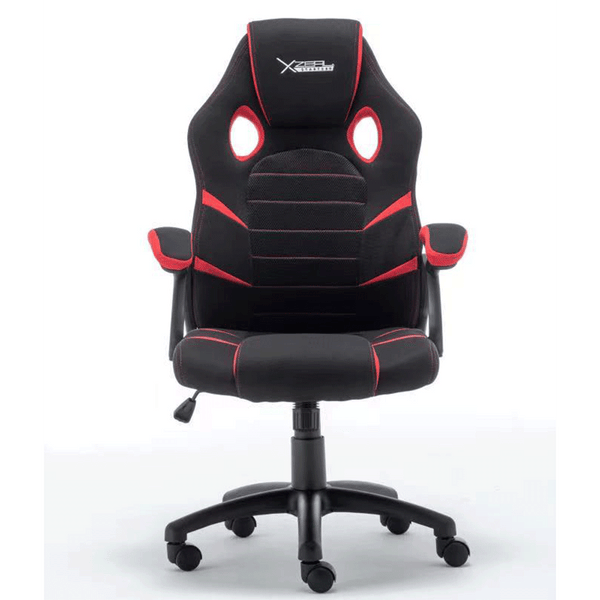 Silla Gamer Xzeal Starter Roja Tela, Foam Ergonomico, Piston Clase 3, Xsst050r