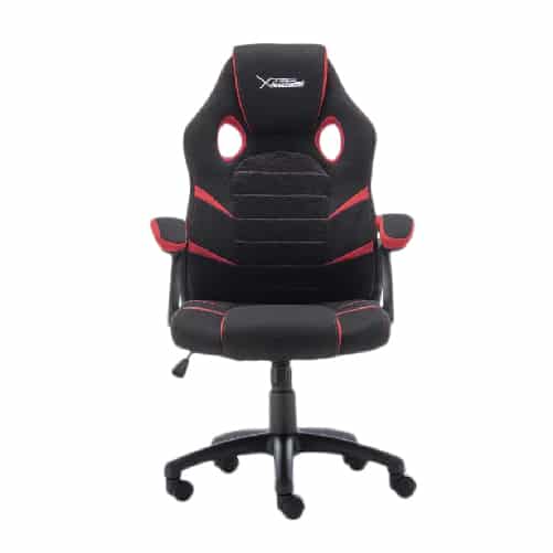 Silla Gamer Xzeal Starter Roja Tela, Foam Ergonomico, Piston Clase 3, Xsst050r