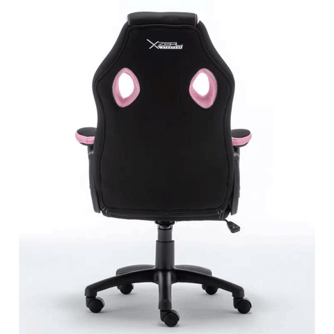 Silla Gamer Xzeal Starter Rosa Tela, Foam Ergonomico, Piston Clase 3, Xsst050p