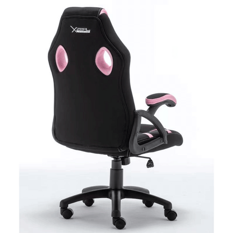 Silla Gamer Xzeal Starter Rosa Tela, Foam Ergonomico, Piston Clase 3, Xsst050p