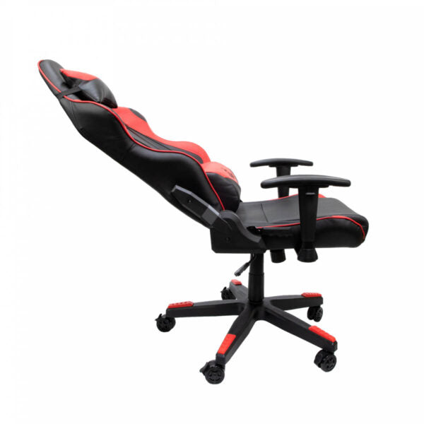Silla Gamer Yeyian Yar-9863r Cadira 1150 Reclinable 4d Rojo Con Negro, Poliur Hasta 150kg