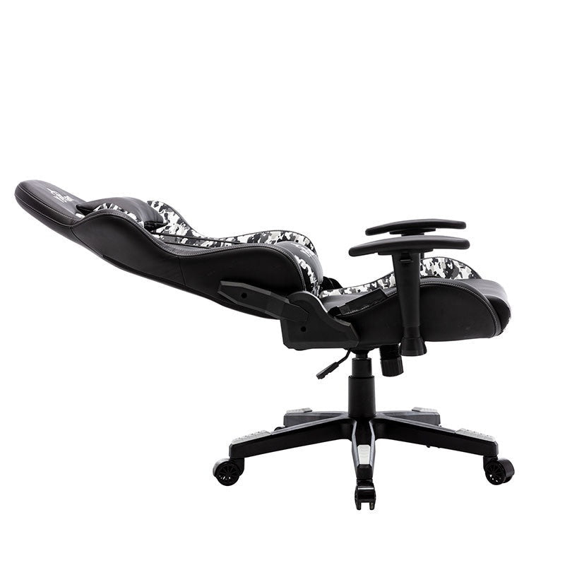 Silla Gaming Yeyian Yfrs-051820 Ryuji Snow Camo,Pol/Nyl, Soporta150kg