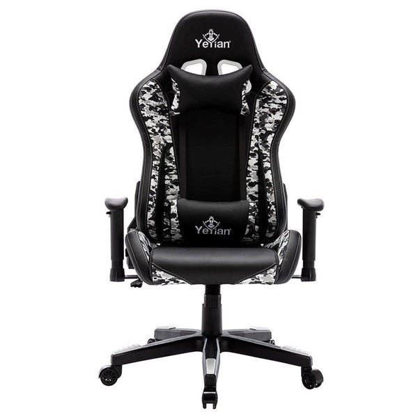 Silla Gaming Yeyian Yfrs-051820 Ryuji Snow Camo,Pol/Nyl, Soporta150kg