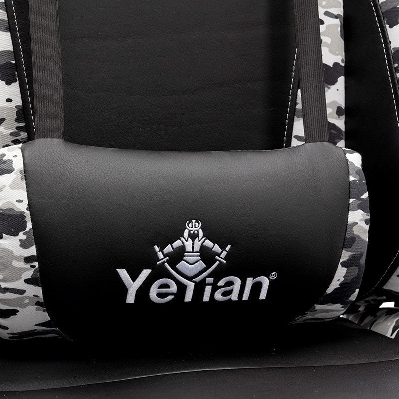 Silla Gaming Yeyian Yfrs-051820 Ryuji Snow Camo,Pol/Nyl, Soporta150kg