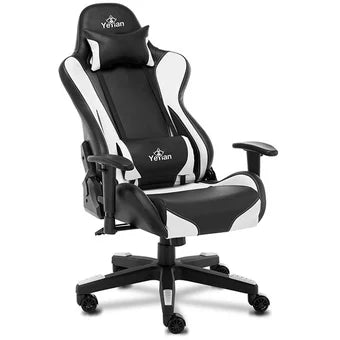 Silla Gaming Yeyian Yfrw-042920 Ryuji White, Poli/Nyl, Soporta 150kg