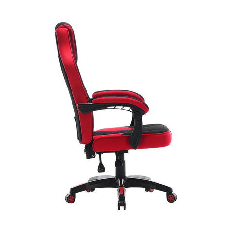 Silla Vorago Start The Game Cgc301-Rd, Tela, Reclinable, Negro con Rojo