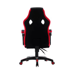 Silla Vorago Start The Game Cgc301-Rd, Tela, Reclinable, Negro con Rojo