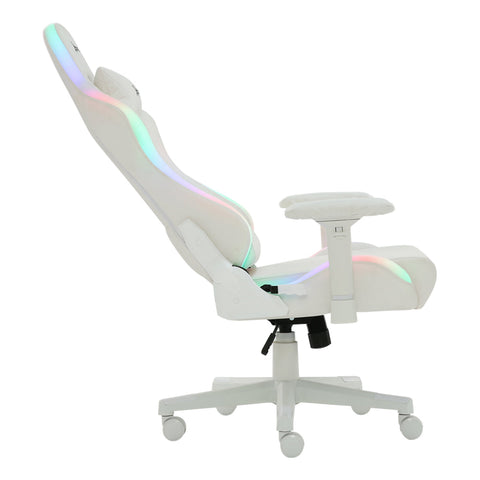 Silla Xzeal Gamer Rgb Vinil Blanco Xz15W (Xzsxz15W)