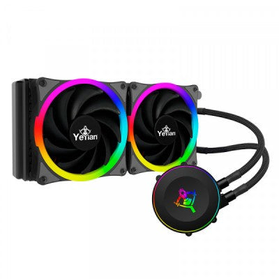 Sistema De Enfriamiento Liquido Yeyian Wc2400 Vatn 1200 Rgb Radiador