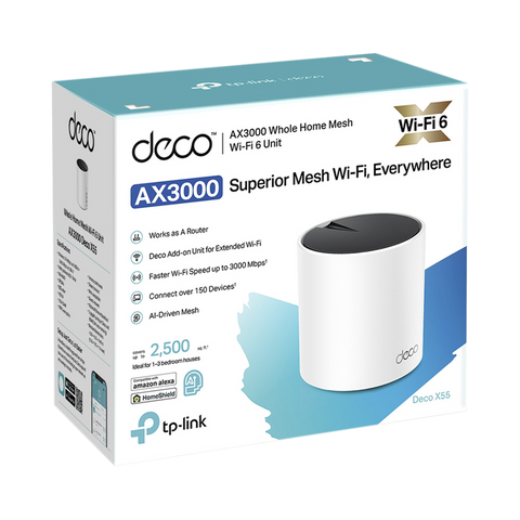 Sistema Wifi 6 En Malla Para Todo El Hogar Ax3000 - Deco X55 (1-Pack)