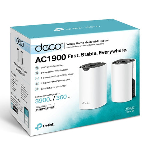 Sistema Wifi Mesh Ac1900, Deco S7 (2-Pack) Tp-Link