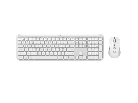 Kit Logitech Mk950 Signature Slim Teclado y Mouse Usb Bt Off White (920-012594)