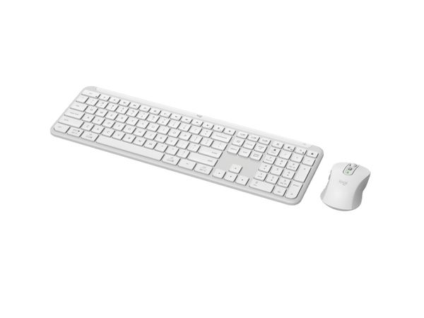 Kit Logitech Mk950 Signature Slim Teclado y Mouse Usb Bt Off White (920-012594)