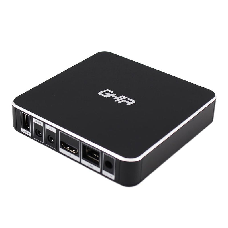 Smart Tv Box Gha, Quad Core, 1gb, 8gb, Lan, Wifi, Hdmi, Av, Cr, Spdif, Android, Negro