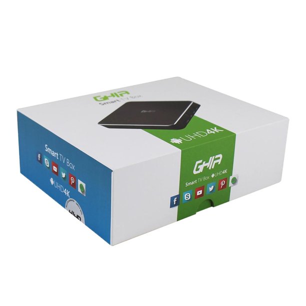 Smart Tv Box Gha, Quad Core, 1gb, 8gb, Lan, Wifi, Hdmi, Av, Cr, Spdif, Android, Negro