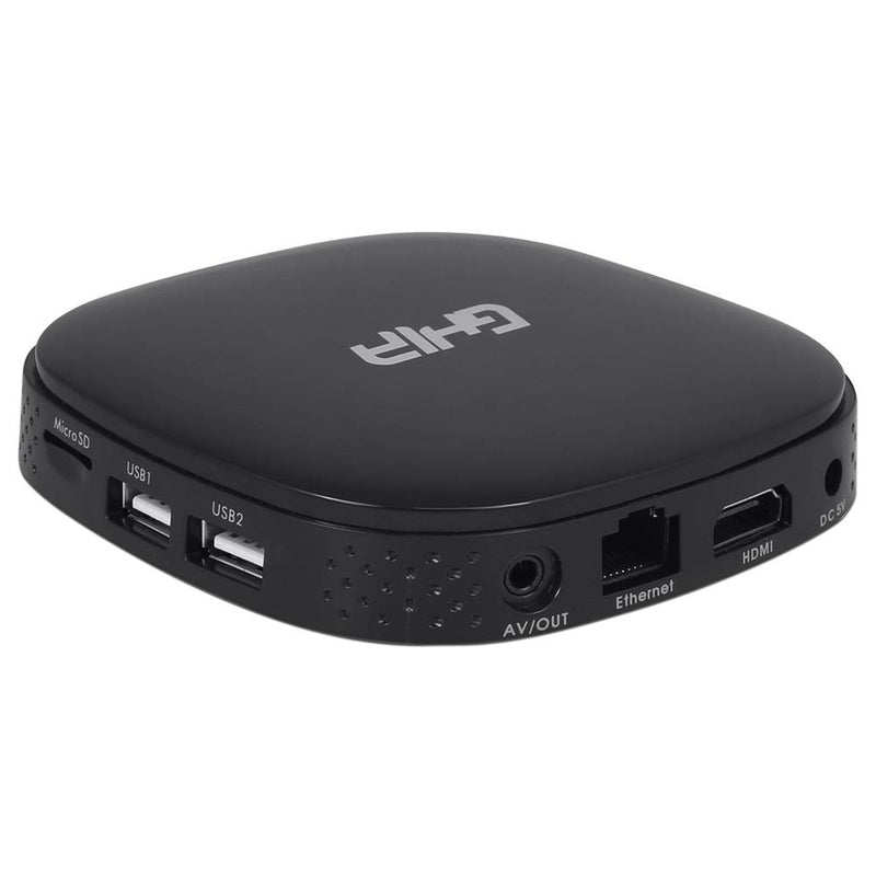 Smart Tv Box Ghia Android, Quadcore, 1gb, 8gb, Lan, Wifi, Hdmi, Av, Usb, Negro