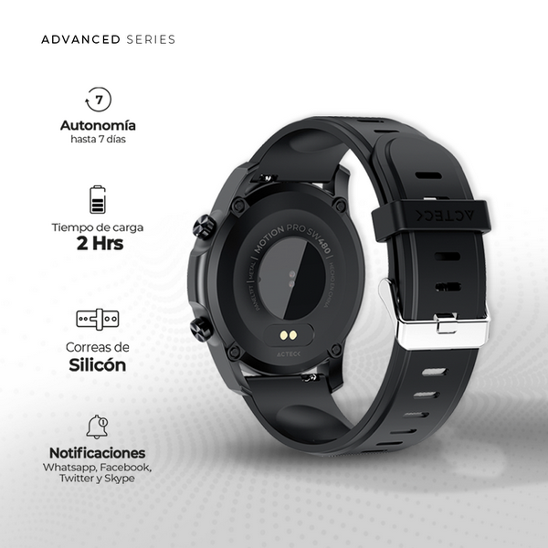 Smartwatch Acteck Motion Pro Sw480 Ios, Android Lp67 Bt5.0 Ac-934367