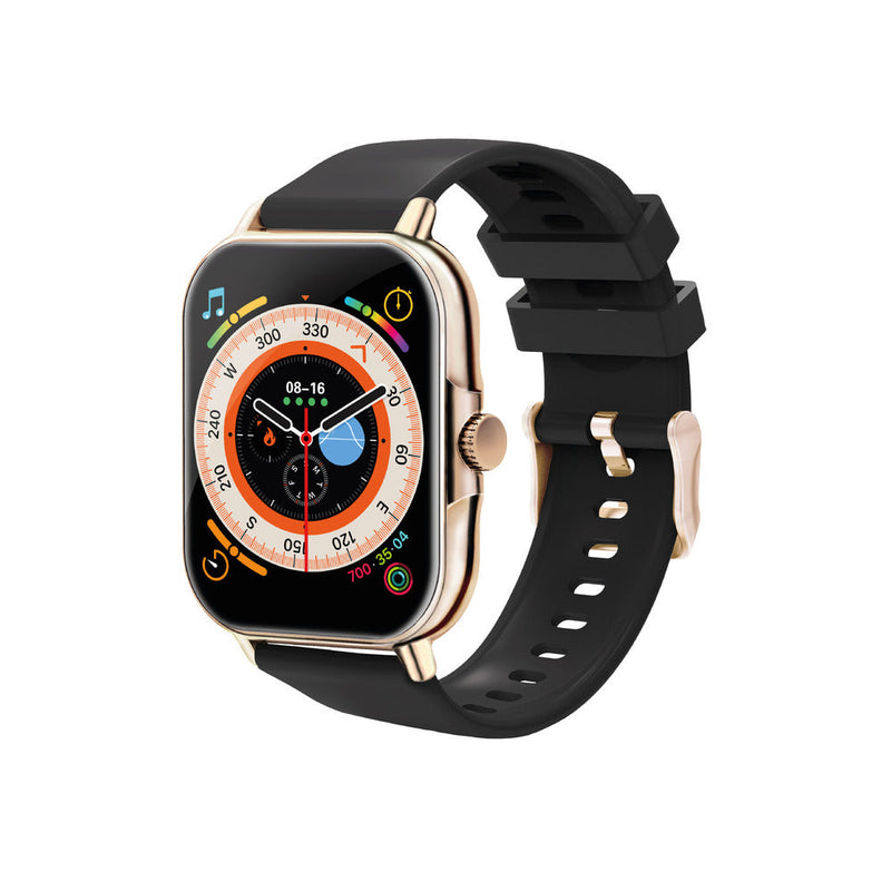 Smartwatch Necnon Nsw-201 1.81" Touch Ip67 Bt5.0 Llam/Mic Negro/Dorado Nbsw2120Si