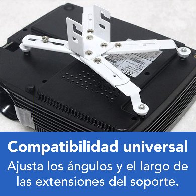 Soporte Brobotix De Techo Universal Para Proyector, 12 Cm, Blanco