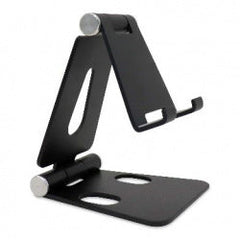 Soporte Brobotix Para Celular O Tableta, Aluminio, Plegable, Negro