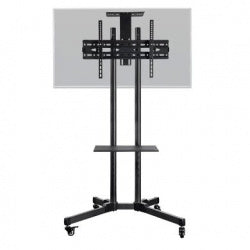 Soporte Brobotix Tv Tipo Carro 50kg, 32 A 70 Pulgadas, Color Negro