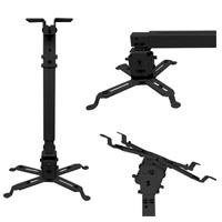 Soporte Brobotix Universal Para Proyector,  Expandible De 43 Cm A 63 Cm, Para Pared Y Techo, Negro