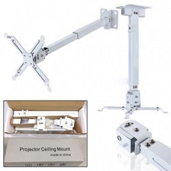 Soporte Brobotix Universal Para Proyector,  Expandible De 43 Cm A 63 Cm, Para Pared Y Techo, Blanco