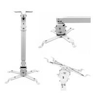 Soporte Brobotix Universal Para Proyector,  Expandible De  63 Cm A 100 Cm, Para Pared Y Techo, Blanco