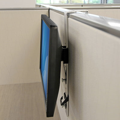 Soporte De Cubiculo Montaje De Un Monitor Con Ajuste De Altura - Para Cubiculo Modelo Armcbcl