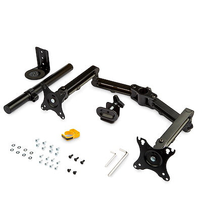Soporte De Escritorio Para 2 Monitores Hasta De 32 De Montaje Vesa - Articulada - 2 Brazos Giratorios -En Aluminio (Armdual3) - Startech.Com Modelo Armdual3