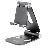 Soporte De Escritorio Para Celular Y Tablet - Multi Angulo - Plegable - Portatil - En Aluminio Y De Color Negro (Usptlstndb) - Startech.Com Modelo Usptlstndb