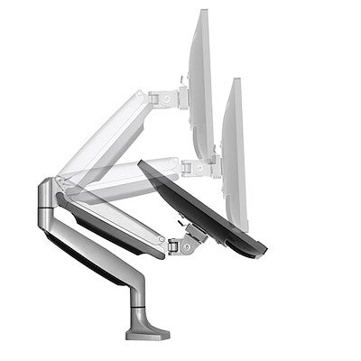 Soporte De Escritorio Para Monitor De Hasta 30 Pulgadas - Brazo Articulado Con Movimiento - De Servicio Pesado Con Aluminio - Plata - Startech.Com Modelo Armpivothd