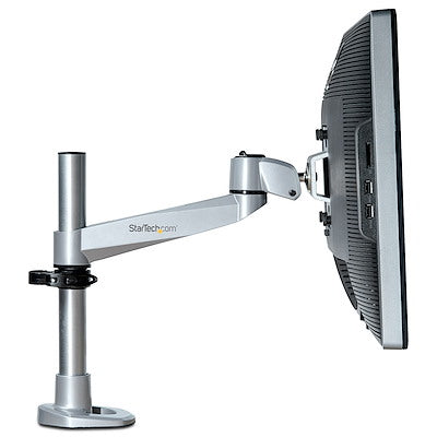 Soporte De Escritorio - Para Pantalla Ultra Ancha O Thunderbolt, Apple Imac O Vesa De 13kg, 44 - Brazo Articulado Y De Altura Ajustable - Mástil – Mordaza, Ojal - Startech.Com Modelo,  Armpivotb2