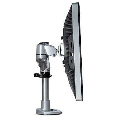 Soporte De Escritorio - Para Pantalla Ultra Ancha O Thunderbolt, Apple Imac O Vesa De 13kg, 44 - Brazo Articulado Y De Altura Ajustable - Mástil – Mordaza, Ojal - Startech.Com Modelo,  Armpivotb2