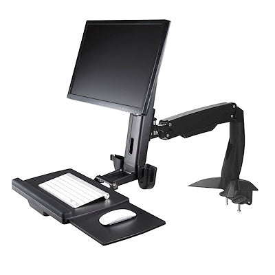 Soporte De Escritorio De Pie Y Sentado - Brazo Ajustable De Montaje En Escritorio De Pie O Sentado Para Un Monitor Vesa De Hasta 34 - Conversor Ergonomico Articulado - Startech.Com Modelo, Armstscp1
