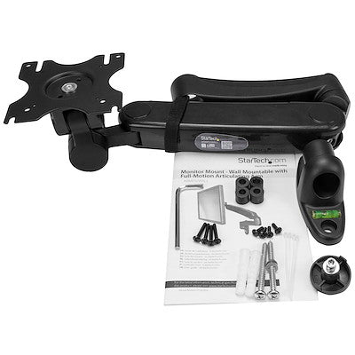 Soporte De Pared Para Un Monitor - Brazo De Montaje En Pared - Con Ajuste De Altura De Un Solo Toque - Para Pantallas Hasta 30 Vesa - Startech.Com Modelo