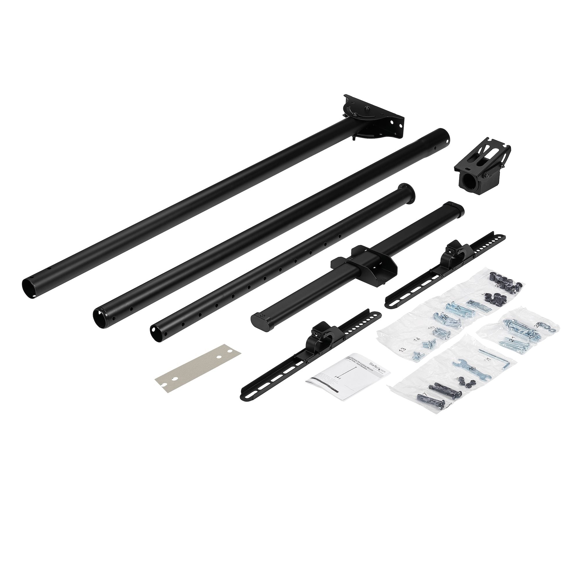 Soporte De Techo Para Montaje De Pantallas Y Tv De 32 A 75 Pulgadas Con Mastil De Hasta 3m - Ajustable - Vesa - Startech.Com Modelo Fpceilptblp