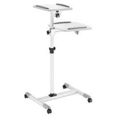 Soporte Manhattan Carrito Proyector Y Laptop 2 Bandejas (461726)