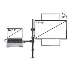 Soporte Manhattan Laptop 10a 17¨8kg Monitor 13 A 32¨8kg Ajusta 462136