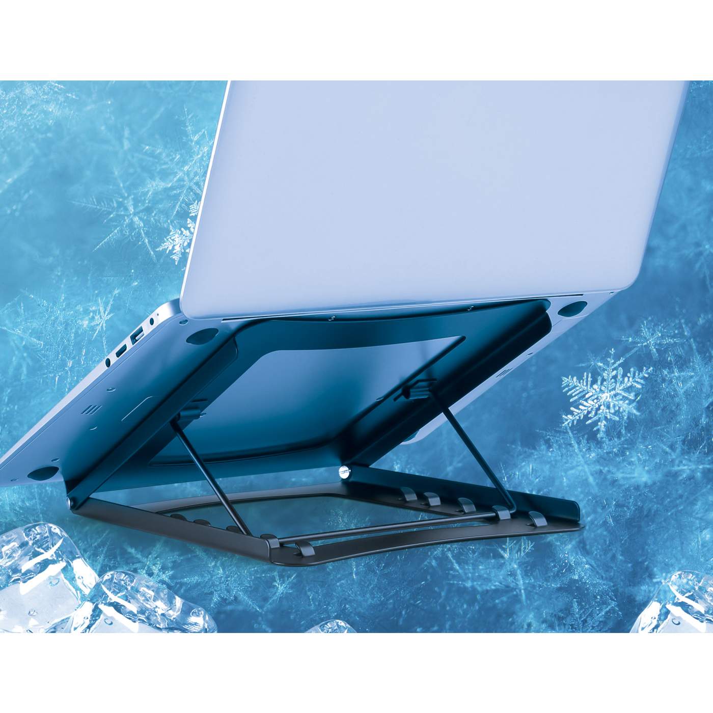 Soporte Manhattan Laptop Tablet 10 A 15.6¨ 5kg Negro Ajustable 462129
