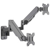 Soporte Manhattan Para 2 Monitores 17 A 32 Pared Con Piston A Gas 461627